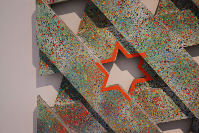 Eine Themenpalette, Zeit Kunst Museum, Ausschnitt aus einer Gartenlaube (Detail)